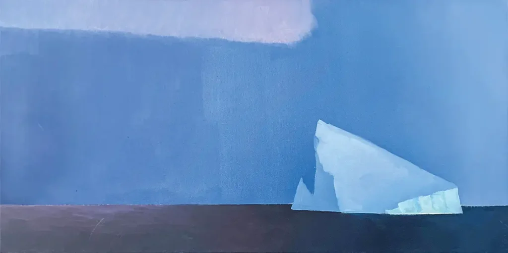 Gerhard Rießbeck, Eisberg (blau)